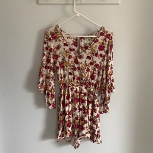 American eagle floral romper